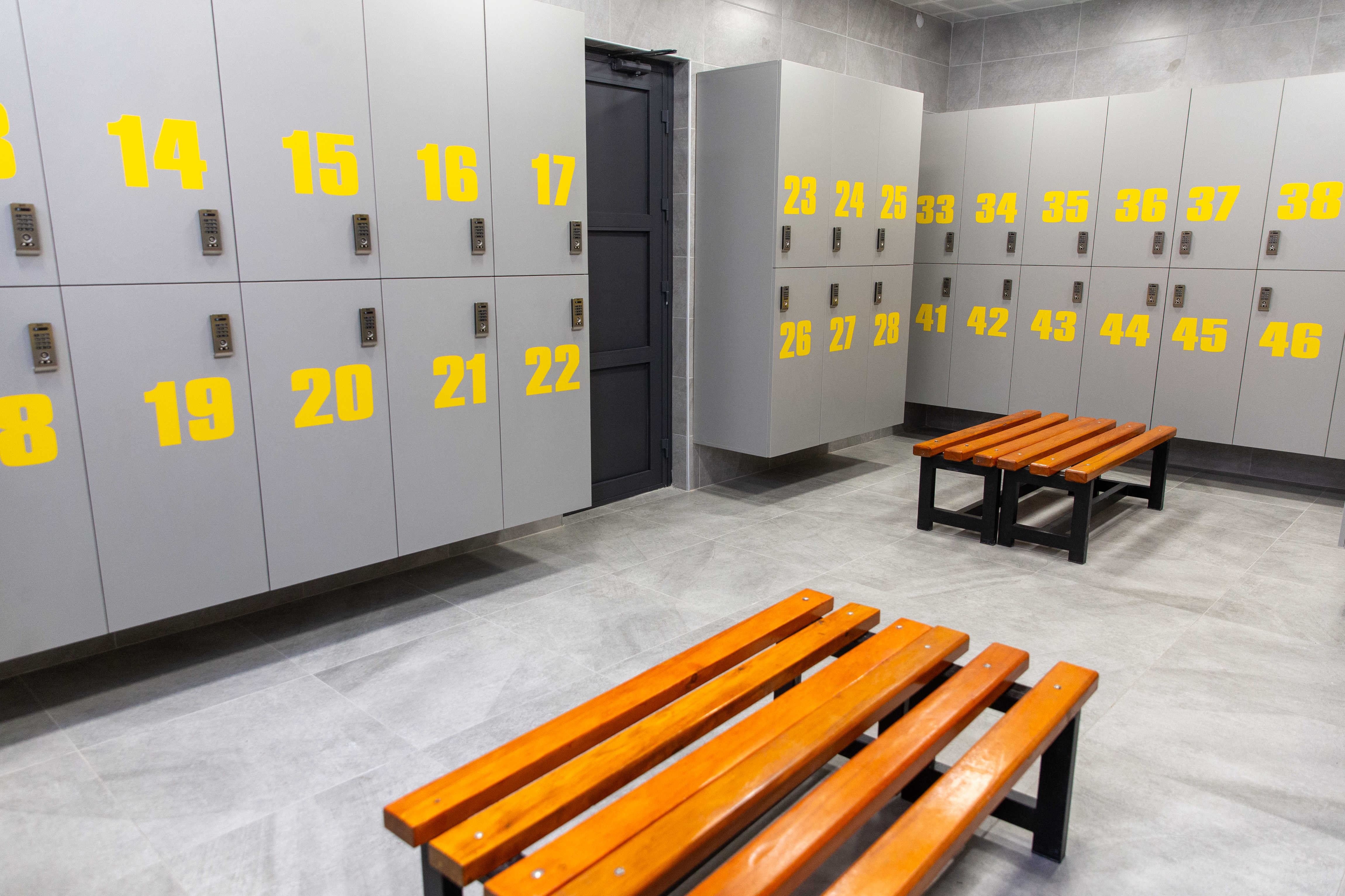 Antrenman sonrası dinlenme alanımızda kişiye özel bölüm ve hijyenik ortam imkanları.